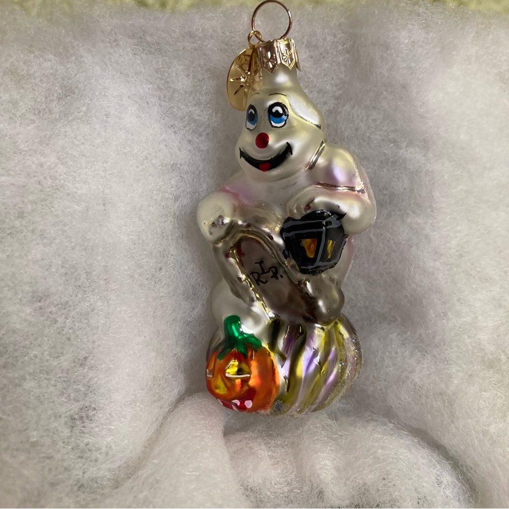 Christopher Radko NOS Halloween Gem Fright D'light  00-1419-0 Ghost from 2000